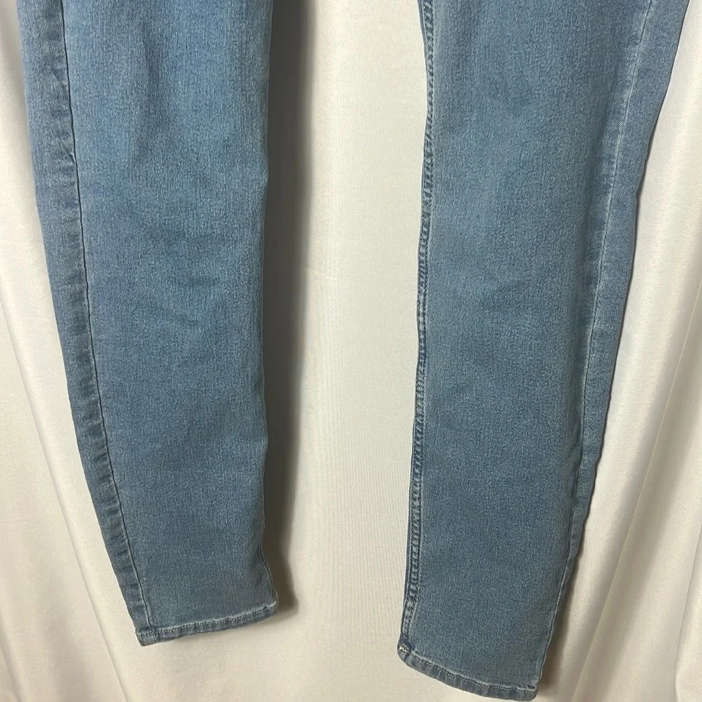 &Denim Womens Skinny Jeans Size 29 Regular Waist Ankle Length Blue - Picture 3 of 7